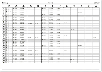 Full view of the table part